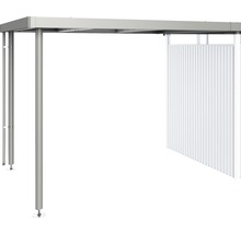 Metallcarport med sidoväggselement