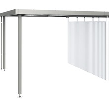 Paviljong med sidovägg för utomhusbruk