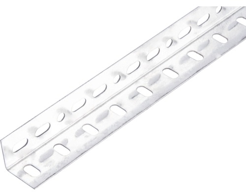 Vinkelprofil ALBERTS Conceptor perforerad förzinkad 25x25x1mm 2m Hålprofil av metall