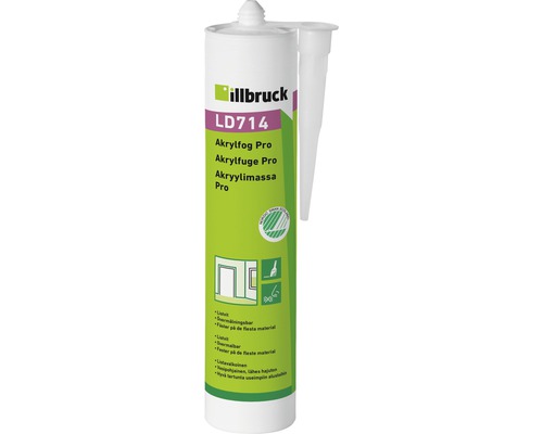 Akrylfogmassa ILLBRUCK LD714 Pro listvit 300 ml