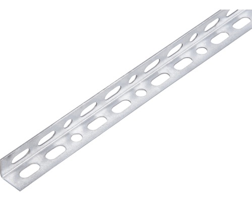 Vinkelprofil ALBERTS Conceptor perforerad förzinkad 15x15x1mm 2m Perforerad vinkel av stål