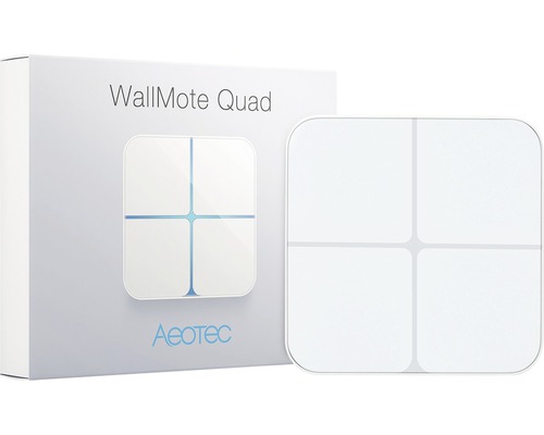 Aeotec WallMote Quad med förpackning