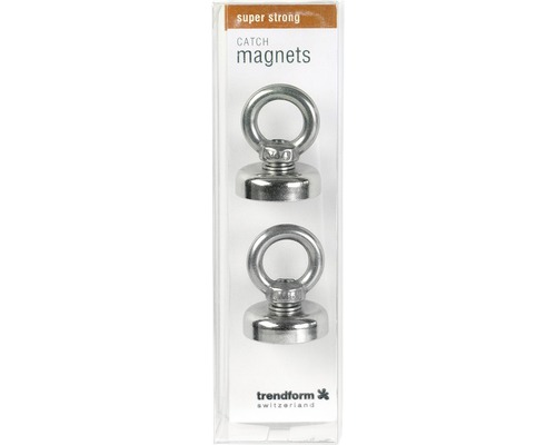 Två Super Strong Catch-magneter i förpackning