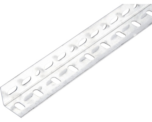 Vinkelprofil ALBERTS Conceptor perforerad förzinkad 35x35x1,5mm 2m Perforerad metallvinkel