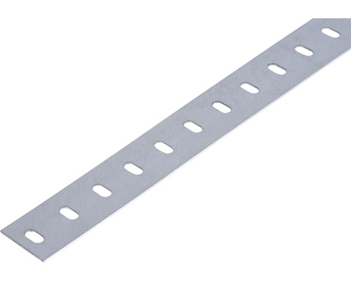 Plattstav ALBERTS Conceptor perforerad förzinkad 35x1mm 1m Metallband med hål