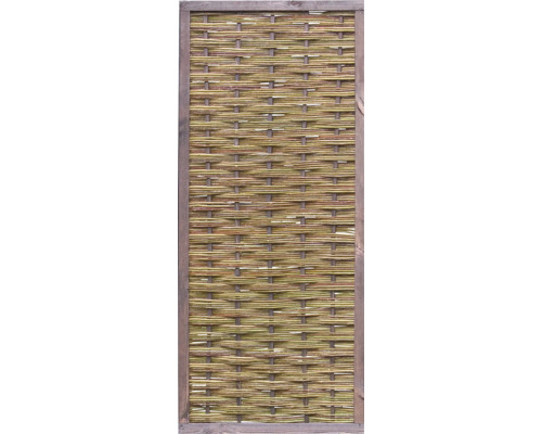 Skärmvägg LAFIORA med ram pil 90x180cm brun natur Skärmvägg LAFIORA med ram pil 90x180cm brun natur