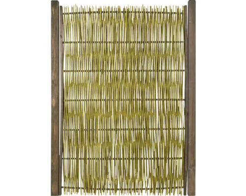 Pil staket med träram för trädgården