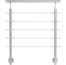 Räcke med rostfria stållinor