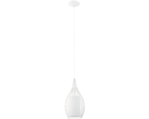 Taklampa EGLO Razoni E27 vit Taklampa med droppformad lampskärm