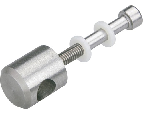 Metallhållare med gänga och brickor