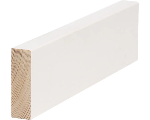 Salningslist furu EHL PROLIST 21x69mm antikvit S 0502-Y (OBS! Fallande längder 2,4-4,8m) Vitlackad golvsockel i trä