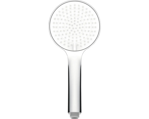 Handdusch med runt duschhuvud