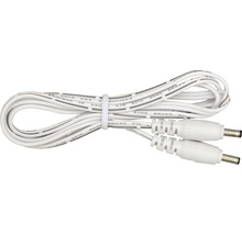Vit kabel med två kontakter