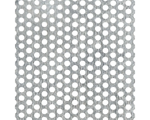 Aluminiumplåt ALBERTS 200x1000x0,8 mm perforerad Metallplatta med hålmönster