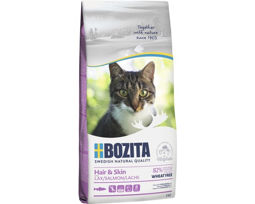 Kattmat BOZITA Hair & Skin Wheat free Salmon 2kg