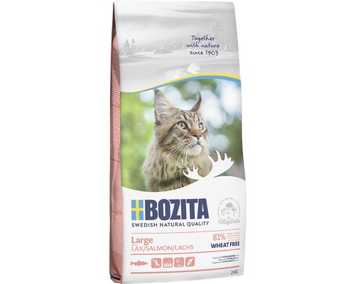 Kattmat BOZITA Large wheat free Salmon 2kg Bozita kattmat, variant Large Lax, 2 kilogram