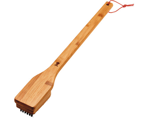 Grillborste av bambu med upphängningsanordning