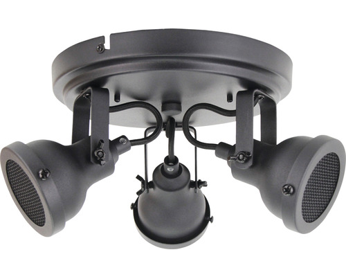 Taklampa med tre spotlights