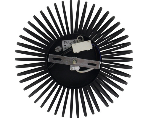 Taklampa med lameller och monteringsanordning