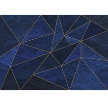 Abstrakt design med trianglar och gyllene linjer