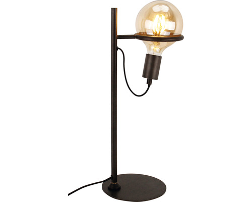 Bordslampa med rund glödlampa