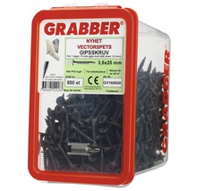 Gipsskruv GRABBER 3,5x25mm 800-pack 1 lager Vector GV168800