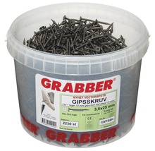 Hink med Grabber gipsskruv 3,5 x 25 millimeter