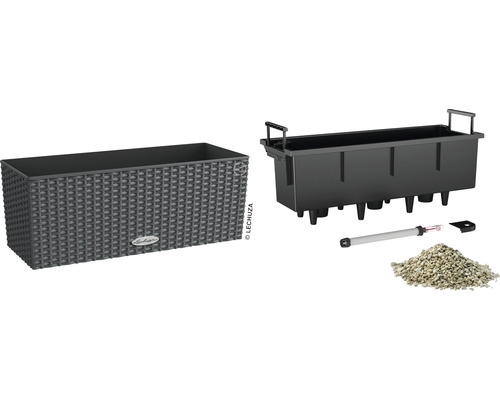 Lechuza balkonglåda med bevattningssystem och tillbehör