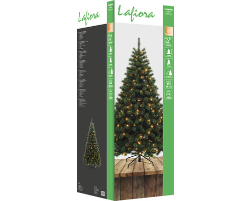 Förpackning för en Lafiora julgran med ljus