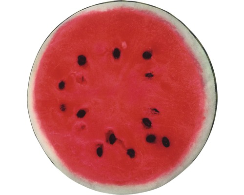 Vy av en skivad vattenmelon