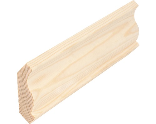 Taklist allmoge 361 Svanhals furu EHL PROLIST 15x56mm obehandlad (OBS! Fallande längder 2,4-4,8m) Profilerat virke av ljust trä