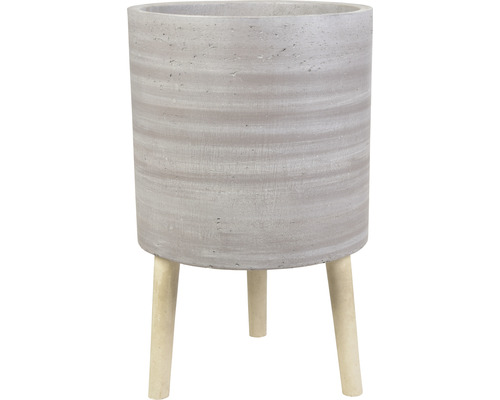 Blomkruka LAFIORA med fötter Ø33cm choklad Blomkruka LAFIORA med fötter Ø33cm choklad