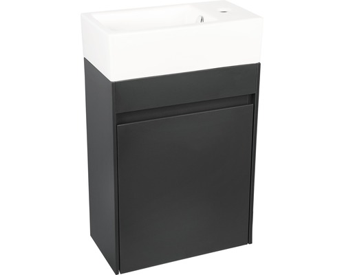 Tvättställ med underskåp och en dörr