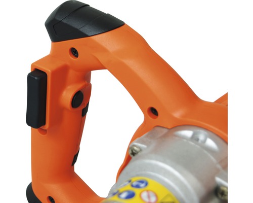 Detaljvy av ett handtag för blandningsverktyg