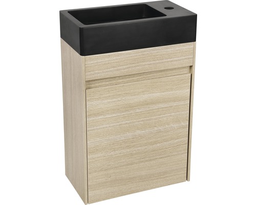 Tvättställsskåp med en låda och en dörr