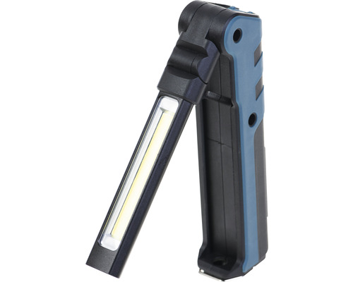 Handlampa LUMAK uppladdningsbart batteri 120/350lm 6500K IP44 med usb-kabel Vikbar arbetslampa