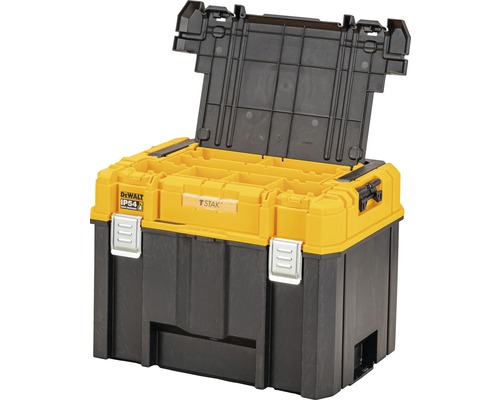 DeWalt TStak verktygslåda med öppet lock