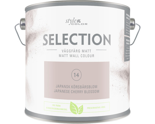Väggfärg SELECTION Style Color Premium Japansk körsbärsblomning 2,5l-0