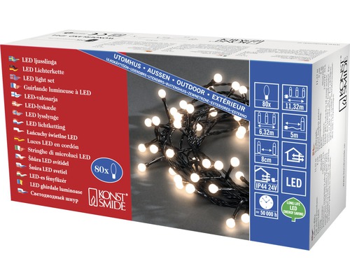 LED ljusslinga för utomhusbruk i förpackning