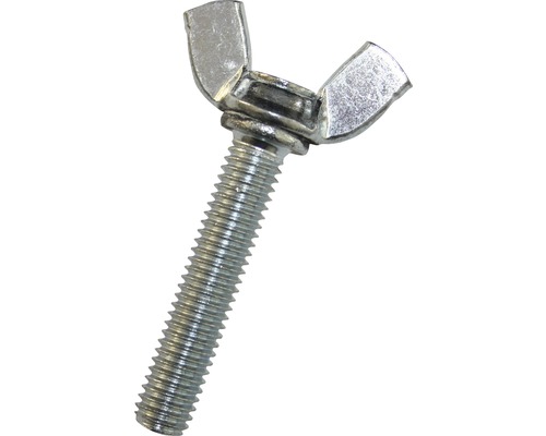 Skruv med vingmutter