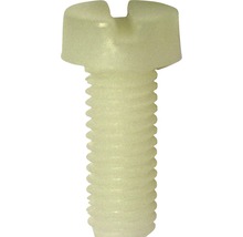 Plastskruv med spårskruv