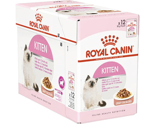 Kattmat ROYAL CANIN Kitten Sterilised Gravy 12x85g Royal Canin Kitten våtfoder multipack för unga katter upp till tolv månader