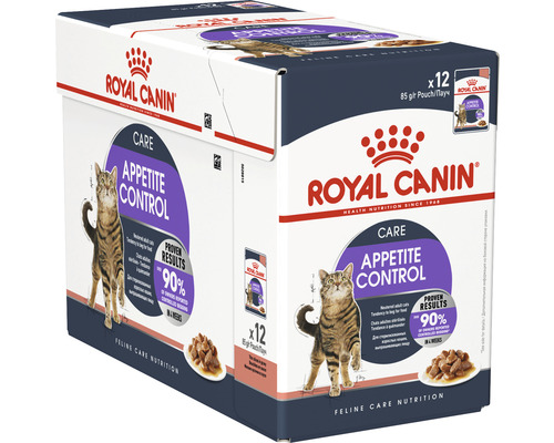 Förpackning Royal Canin Appetite Control kattmat, 12 stycken