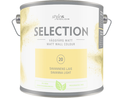 Väggfärg SELECTION Style Color Premium Savannens ljus 2,5L