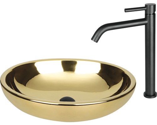 Tvättställ med blandare för badrum