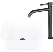 Tvättställ och blandare för badrummet