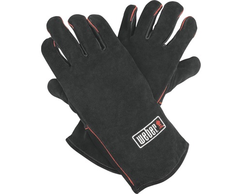 Ett par Weber grillhandskar i läder