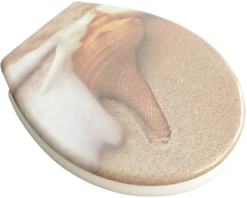 Toalettsits med snäckmotiv