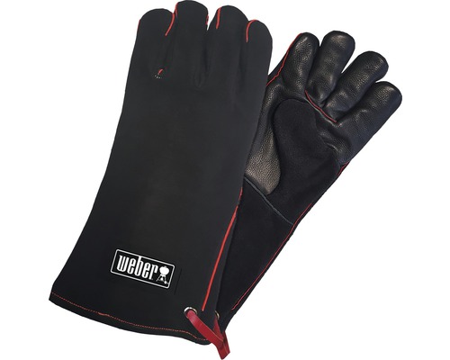 Weber grillhandskar av läder och textil