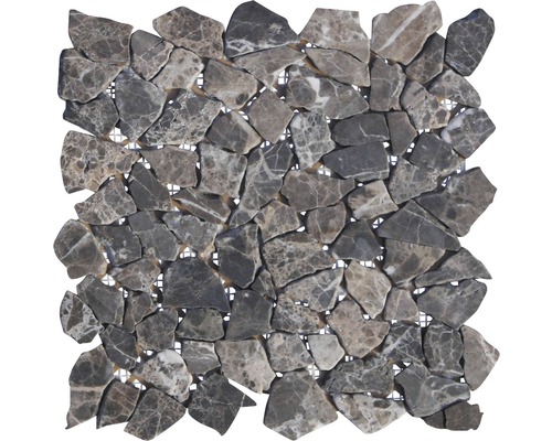 Mosaik natursten Poly Marron brun